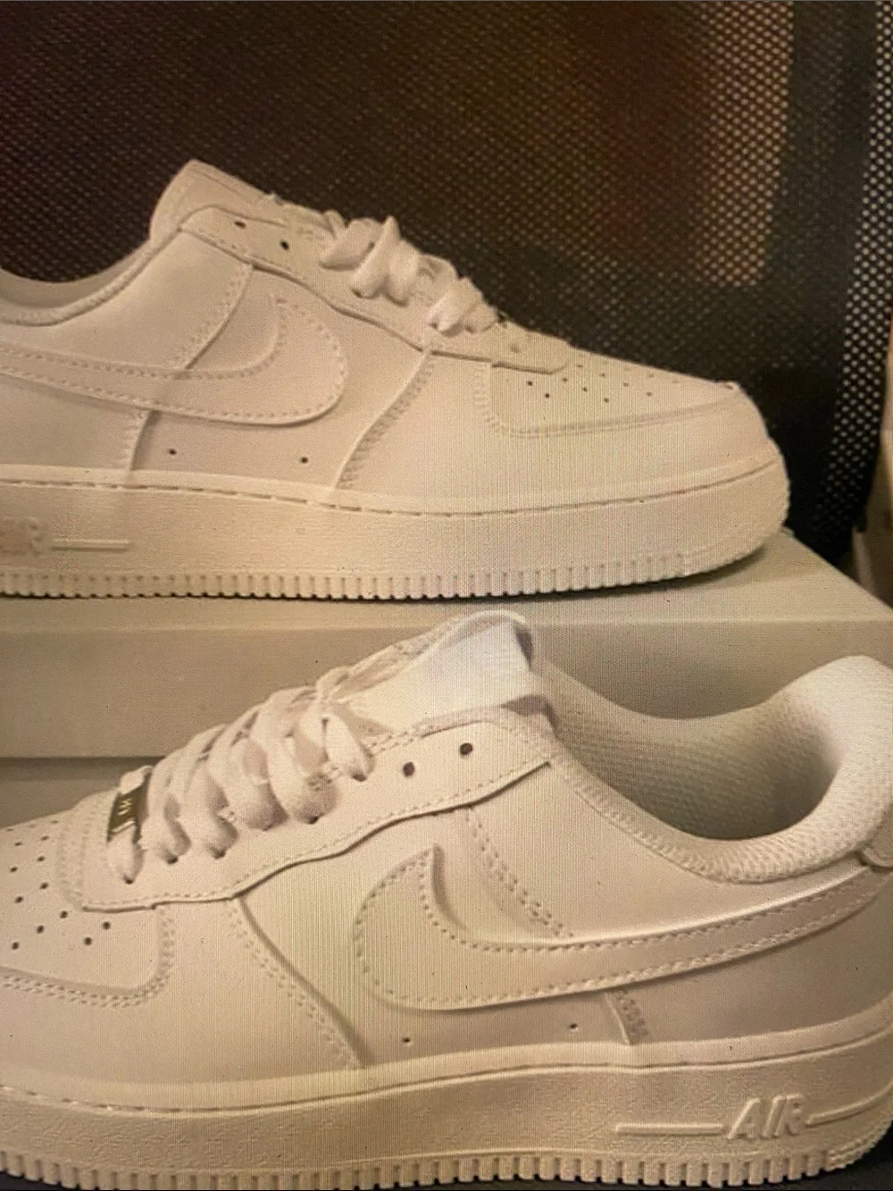 Nike Kids All-White Low-Top Sneakers
